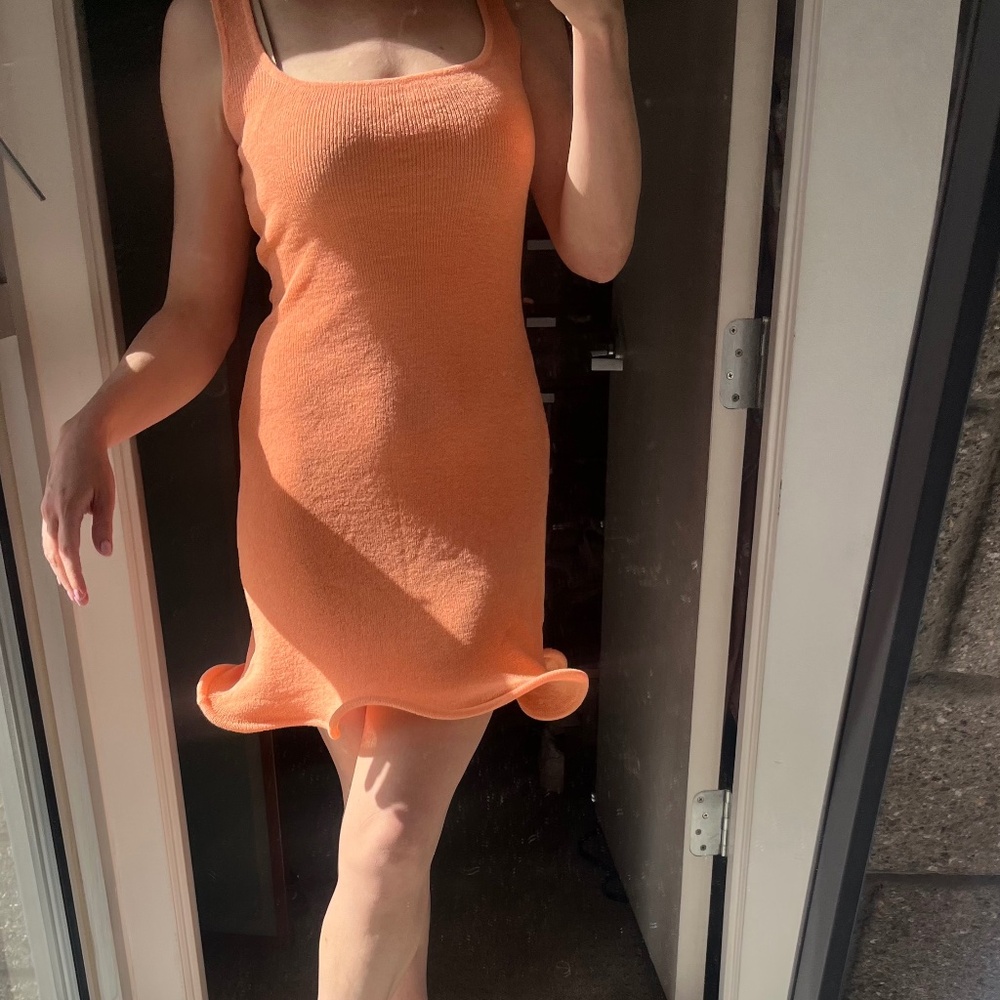 Meshki orange dress